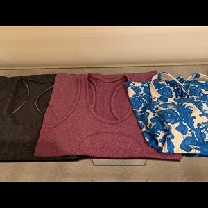 Set of 3 Lululemon Tops Size 4-6